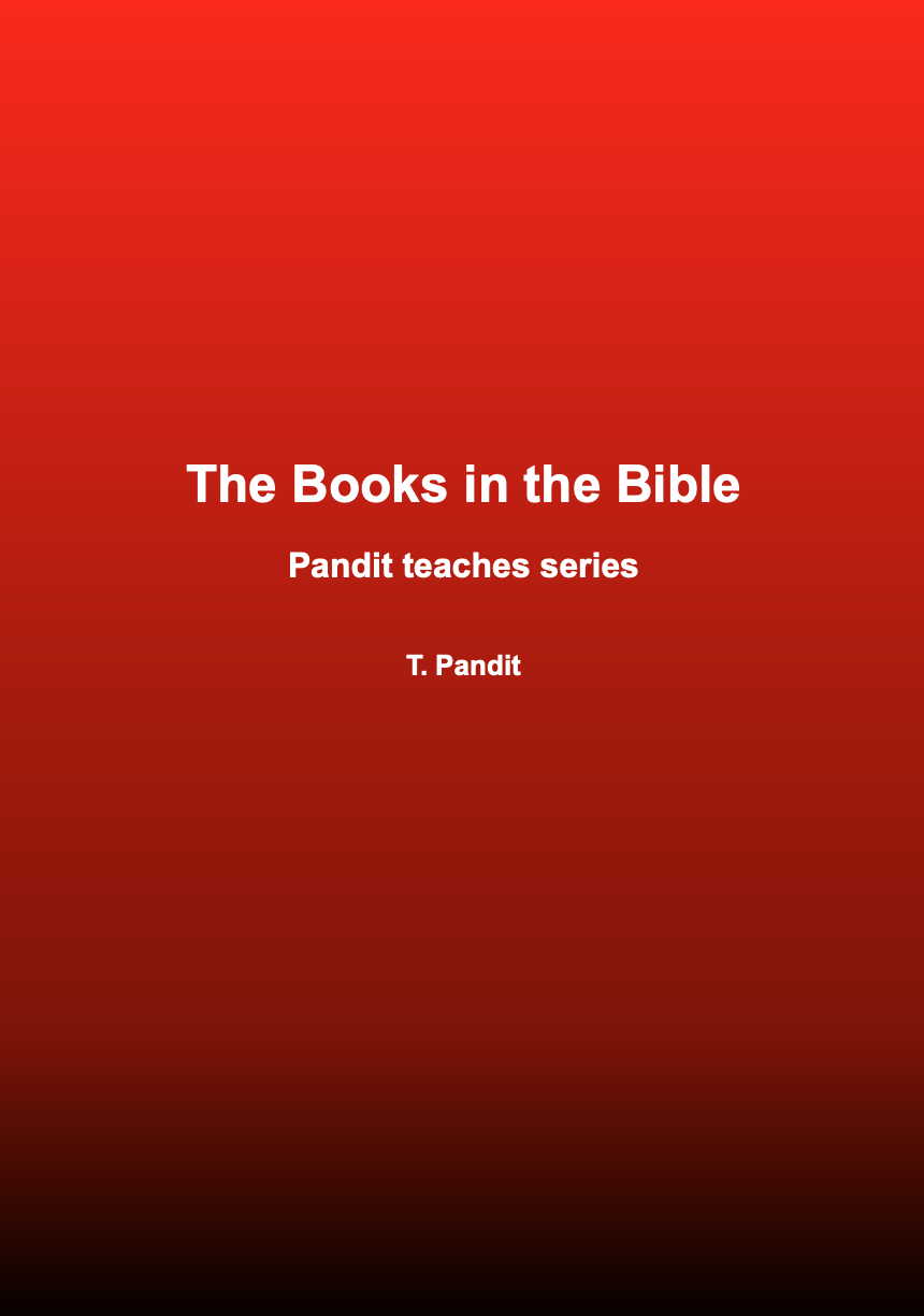 The Books in the Bible